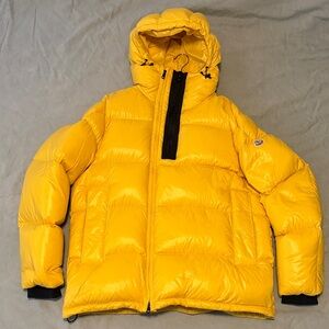 Moncler Yellow Down Guitry Jacket